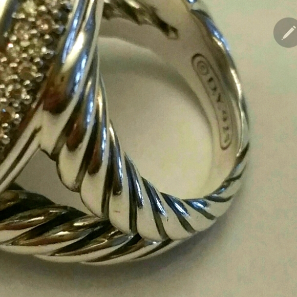 David Yurman Moonstone MOP Ring - Picture 2 of 8